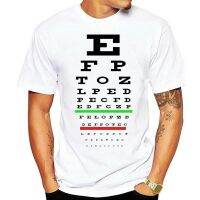 HOT ITEM!!Family Tee Couple Tee Summer new DIY style men t-shirt Eye Test ChUnique Optometry T-shirt