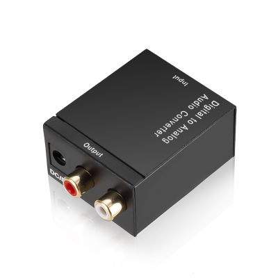 Digital Optical to og Audio Mini Toslink Converter SPDIF Coaxial Toslink RCA 3.5mm audio port