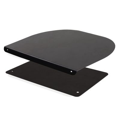 Steel Bracket Plate for Thin,Glass and Other Fragile Tabletop Fits for Monitor Stand