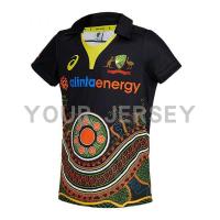 คุณภาพสูงในสต็อก Australia Home Rugby Cricket Cricket shirts with short sleeves Jersey Australia Home