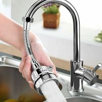 [ Featured ] 360 Degree Rotating Kitchen Aerator Faucet / Adjustable Dual Mode Sprayer Filter/ Stainless Steel Splash Proof Universal Faucet Kitchen Bathroom Accessories