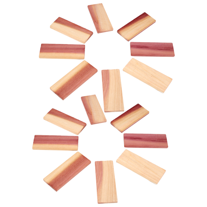16 Pack Cedar Blocks for Closet,Red Cedar Blocks for Storage, Aromatic