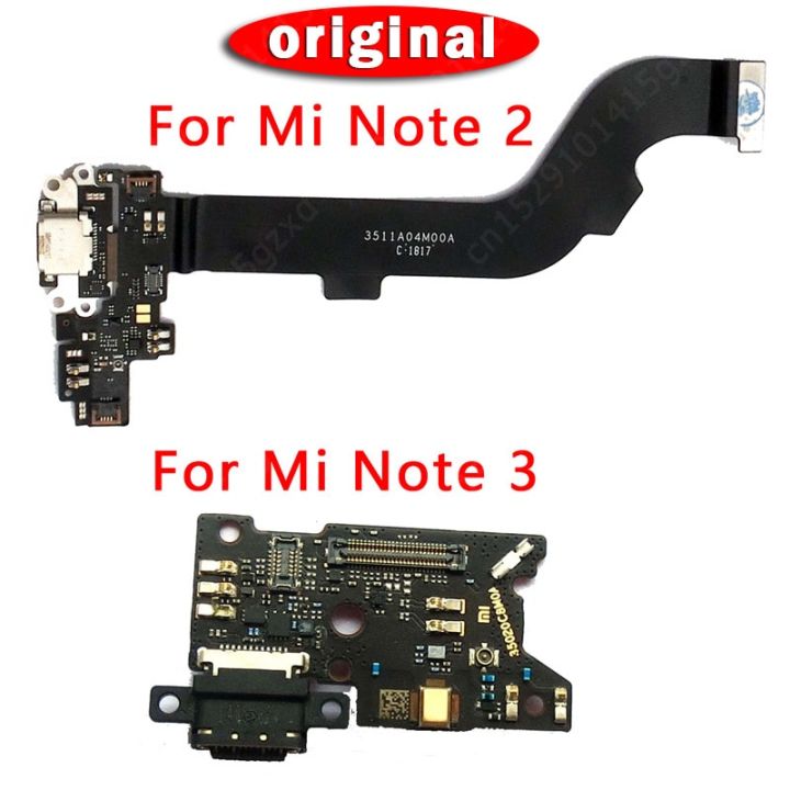 พอร์ตชาร์จเดิมสําหรับ-xiaomi-mi-note-3-pro-usb-charge-board-สําหรับ-mi-note-2-pcb-connector-flex-cable-อะไหล่ทดแทน