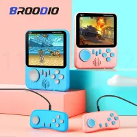 BROODIO 666 IN 1 Retro Video Game Console Handheld Game Player Portable TV Game Console AV Out Mini Handheld Player For Kid Gift