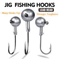 5PCS Crank Jig Head Hook 1g 2g 3.5g 5g 7g 10g 12g ตะขอตกปลาหัว Jig Lure Hard เหยื่อหนอนนุ่ม Fishhook Jig Hook สำหรับตกปลา-anyengcaear