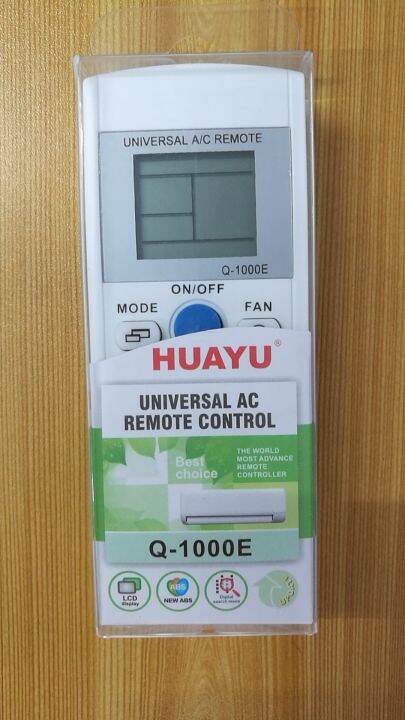 HUAYU Q-1000E Universal AC Remote Control | Lazada PH
