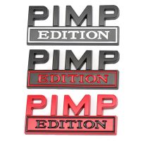 【car parts】 PIMP Edition สัญลักษณ์โลหะสติกเกอร์รถสำหรับรถจี๊ปเข็มทิศรักชาติทรยศฟอร์ด F150 F250เชฟโรเลต RAM GMC Hummer กระจังหน้าสติ๊กเกอร์