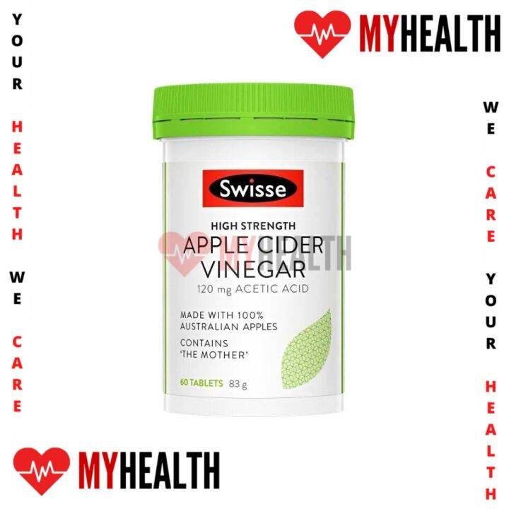 SWISSE Australia Apple Cider Vinegar 60 / Apple Cider Vinegar + Fiber Gummies 45 Lazada