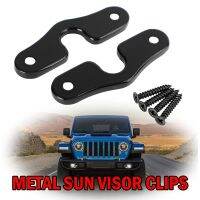 Sun Visor Clips Repair Kit Heavy Duty Sun Visor Clips for Jeep 2018 &amp; Newer JK JL JT Gladiator Wrangler