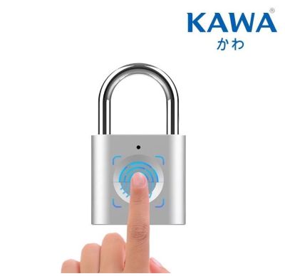แม่กุญแจแสกนลายนิ้วมือ Kawa K1 บันทึกได้ 20 ลายนิ้วมือ แม่กุญแจ แสกน นิ้วมือ