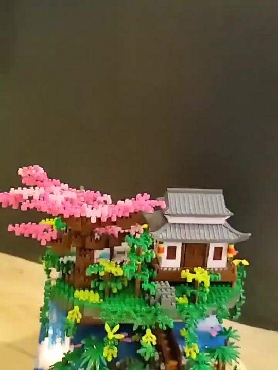 Regalo Uomo FOMIZON 3320pezzi Mini Mattoncini Da Costuzione, Peach