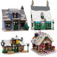 【A HOT】 MOCCafeBuilding Blocks Villagethemed Street View Architecture BricksFor Kid Xmas Gift