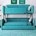 Ghế Sofa kiêm giường 2 tầng🍀2 in 1🍀Giường 2 tầng phong cách hiện đại, có thể gấp gọn thành ghế sofa, KT 228x98 cm. 