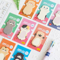 30 pcs Kawaii การ์ตูนแมว Sticky ข้อความ MeMO Pad ไดอารี่เครื่องเขียน Flakes สมุดภาพตกแต่งน่ารัก N ครั้ง Sticky Planner-Yrrey