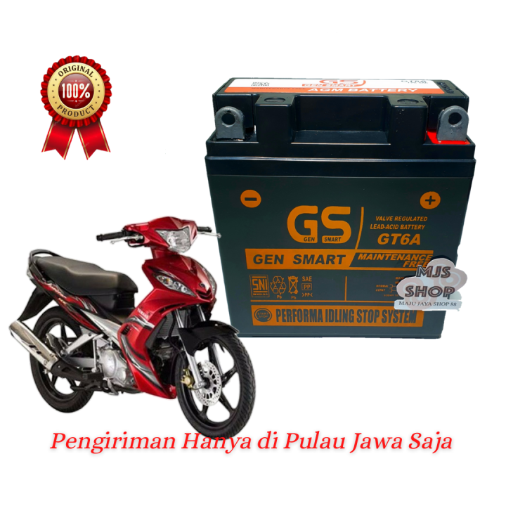 Aki Motor Yamaha Jupiter Mx Lama Gm Z Gt A Yb L Gs Mf Aki Kering