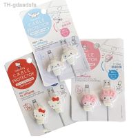 卐 Data Cable Sleeve Kawaii Hellokitty Cinnamoroll Iphone Charger Protector Anti Leakage Bending