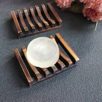 Natural Wooden Soap Dish Box Moisture-proof Drain Soap Box Storage Rack Hand Washing Shower Soap Tray Holder Bathroom Accessory Soap Dishes