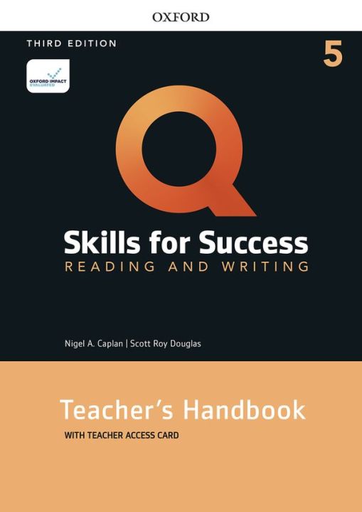 bundanjai-หนังสือคู่มือเรียนสอบ-q-skills-for-success-3rd-ed-5-reading-and-writing-teacher-s-handbook-with-teacher-s-access-card
