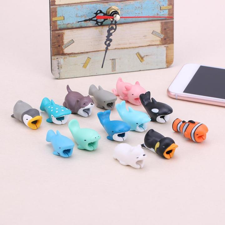 alloyseed-animal-shape-cable-protector-pvc-winder-colorful-bite-anti-break-data-cable-cord-wire-protective-cover-cable-protector