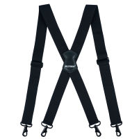 MELOTOUGH ผู้ชายจัดฟัน 1.5 นิ้ว 4 ตะขอคลิปสำหรับกางเกง Suspenders Braces สำหรับชาย Heavy Duty ปรับยืดหยุ่น X รูปร่าง-VXCB MALL