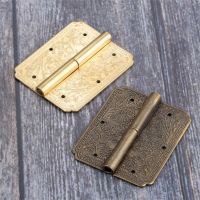 1Pc 60x50mm Antique Bronze Furniture Hinges Cabinet Drawer Door Hinge Decorative Fittings Jewelry Box Hinges Left Right