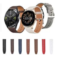 ▧☏ สำหรับ Huawei Watch 3 GT2 GT3 Pro สร้อยข้อมือหนังนุ่มสายรัดข้อมือสำหรับนาฬิกา Huawei Watch GT3 42 มม. 46 มม. สายรัดข้อมือ