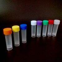 5 ml freezing tubes centrifuge tube Cryotube with colorful screw cap 50 piece