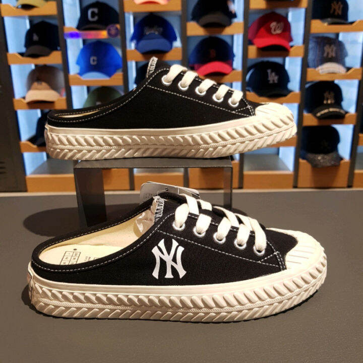 counter-genuine-รองเท้าผ้าใบ-mlb-ny-play-ball-origin-mule-york-yankees-shoes-mens-and-womens-canvas-shoes-3amuua11n-รองเท้าวิ่ง-รองเท้าผ้าใบกีฬา