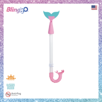 BLING2O ท่อดำน้ำเด็กยอดฮิตจากอเมริกา ARIETAIL MERMAID TAIL SNORKEL MINT TO BLUE ท่อดำน้ำคุณภาพสูง ออกแบบสำหรับเด็ก ของใช้เด็กน่ารัก สำหรับเด็กผู้หญิง 3+ปี