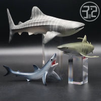 （READYSTOCK ）? Whale Shark Tiger Shark Skunk Shark Tip Kiss Shark Collecta I You He Simulation Marine Animal Shark Model Toy YY