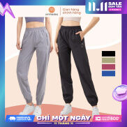 Quần dài jogger thể thao nữ tập gym tập yoga AMI MEDEA vận động thoải mái