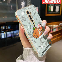 เคส JIUMOO สำหรับ OPPO Reno 2 Reno2 F เคสการ์ตูนน่ารัก Crayon Shin-Chan ด้านข้างเคสมือถือขอบสี่เหลี่ยมกันกระแทกฝาปิดเลนส์เต็มรูปแบบเคสซิลิโคนนิ่ม