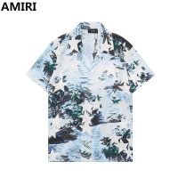 ☜ Amr เสื้อเชิ้ตแขนสั้น ผ้าฝ้ายแท้ พิมพ์ลาย สําหรับผู้ชาย และผู้หญิง