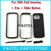 【Worth-Buy】 สำหรับ Nokia 5800คุณภาพสูงใหม่ Full มือถือที่สมบูรณ์กรอบโทรศัพท์ Case ภาษาอังกฤษ/รัสเซีย/แป้นพิมพ์ภาษาอาหรับติดตาม