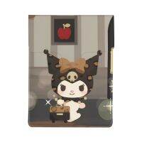 Sanrio Kuromi กระเป๋าแล็ปท็อปหนังไมโครไฟเบอร์ PU หนังแขนสมุดบันทึกปกหนัง (24*34ซม.)