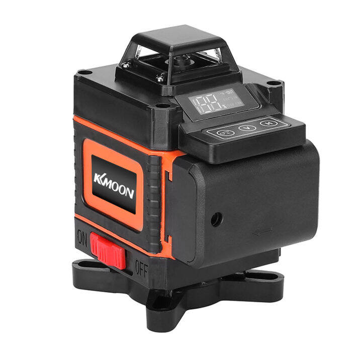 fbl-kkmoon-เครื่องปรับระดับแบตเตอรี่3-7v-1200mah-เครื่องวัดระดับเลเซอร์ความจุขนาดใหญ่แบบชาร์จไฟได้อุปกรณ์เสริม4ฟังก์ชั่น