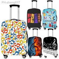 Musical Instrument Saxophone Trumpet Brass Print Luggage Cover Jazz Piano Suitcase Protective Covers for Travel Accessories