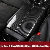 สำหรับ Mercedes Benz E Class W213 C คลาส W205 X253แผงที่วางแขนคอนโซลกลางรถยนต์สติกเกอร์แผ่นครอบอุปกรณ์เสริม