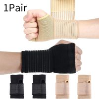 1 Pair Elastic Wrist Guard Fitness Wristband Arthritis Sprain Band Carpal Protector Hand Brace Sports Wrist Supports Accessories