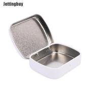 Jettingbuy Hộp đựng đồ nhỏ rỗng Xuyongming bằng kim loại màu đen bạc cho
