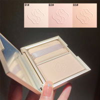 Matte Pressed Powder Light Concealer กันน้ำเปียกและแห้งใช้ Lasting Nature Makeup Powder Oil Control Make Up Setting Powder