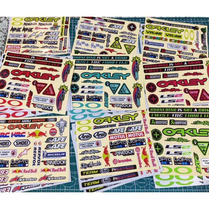 High quality Reflectorized Helmet Visor Stickers for LS2 ARAI SPYDER