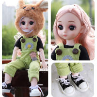 (ร้อน) BJD ตุ๊กตา16บอลปล้องตุ๊กตาครบชุดร่างกายด้วยเสื้อผ้าแฟชั่นรองเท้าผ้าใบถุงเท้า DIY ของเล่นของขวัญสำหรับเด็ก12ราศีชุด