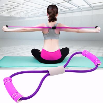 Sdattor Portable Elastic Rubber Expander Rope Exercise Gym Muscle Resistance Bands Pilates Yoga Belt Sport Women Fitness Equipme