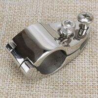 7/8 quot; 22mm Silver Stainless Steel Hinged Jaw Slide Hinge Rail Mount Fitting for Boat Yacht Bimini Top