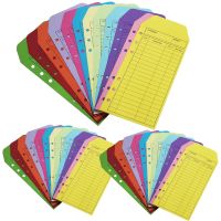 36 Pcs Expense Tracker Budget Sheet Cash Envelopes Money Envelope for Tracking Budget Money Saving, 12 Colors