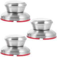 Universal Handle Knobs for Pans, Pots, Scald Protection, Replacement Lids Made of Stainless Steel, 3 Pieces