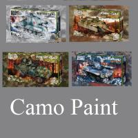 ชุดทำสีโมเดล รถถัง ลายพราง กันดั้ม warhammer greenstuff world Camo set สีน้ำ