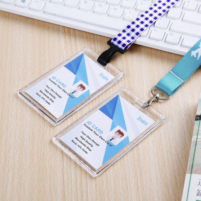 【CW】❄✵  NO MOQ Staff Access lanyard Card badge for office school Exhibition with neck strap