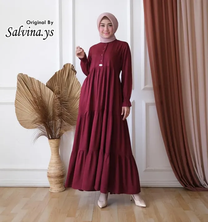 Gamis Salvina YS Original / size XXL / Gamis terbaru Gamis Salvina 3